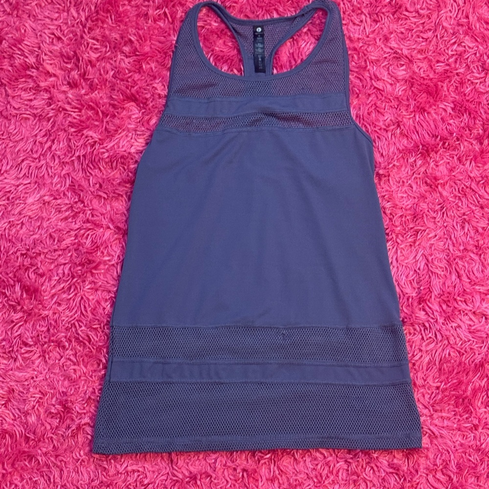 90 Degree By Reflex Lavender Mesh Tank A005